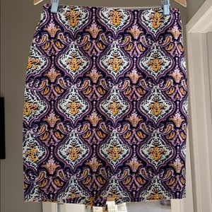 Bright spring pencil skirt